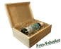 Preview: Holzkiste Kiefer, Geschenkbox mit Deckel, 22 x 16 cm