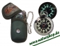 Preview: Jäger Taschenuhr mit grünen Leuchtziffern , Outdoor Taschenuhr mit Gürteltasche , Jagd Taschenuhr