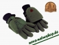 Preview: Thermo Handschuhe Fleece  zum Fäustling wendbar , Jagd Handschuhe