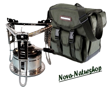 Nova Camping-Kocher, Mobil-Kocher, Bio-Alkohol, Tragetasche