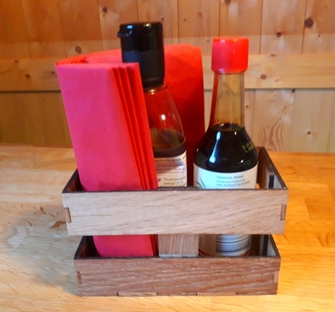 Besteckhalter , Soßenbehälter , Gewürzbehälter , Tisch Besteckhalter