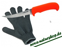 Filetiermesser 27 cm mit Filetierhandschuh