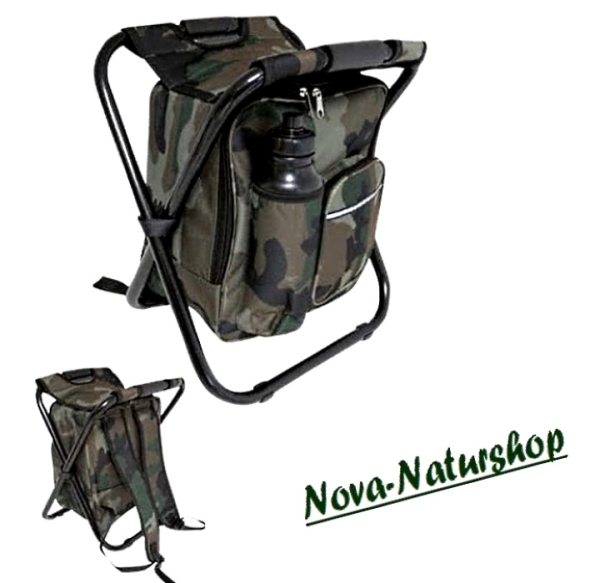 Sitzhocker , Rucksackstuhl, Jagd Rucksack , Anglerhocker, Camouflage