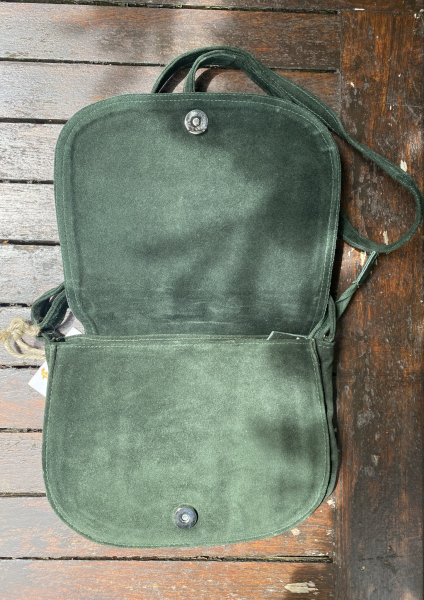 Damen Trachtentasche , Ausgehtasche , Damen Umhängetasche " Tannengrün "