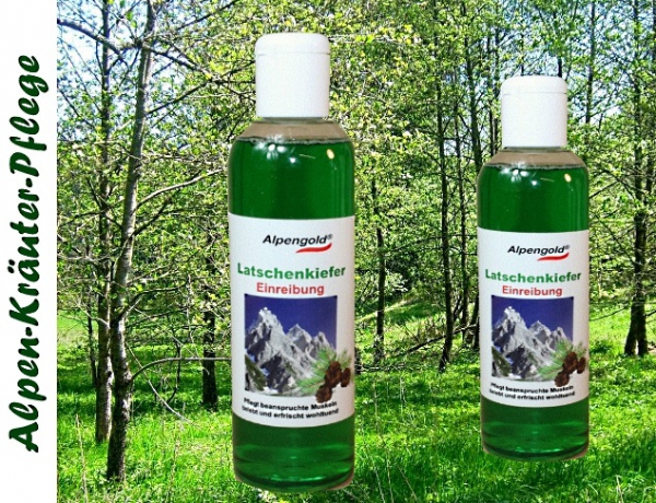 Original Latschenkiefer Einreibung , Allgäu Latschenkiefer, 2x 250 ml , Muskelpflege