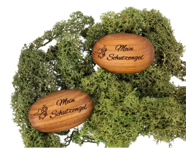 Handschmeichler, Mein Schutzengel , Christlicher Schmuck, Holz Handschmeichler